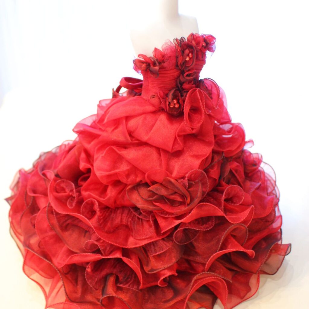 ミニチュアドレス正面