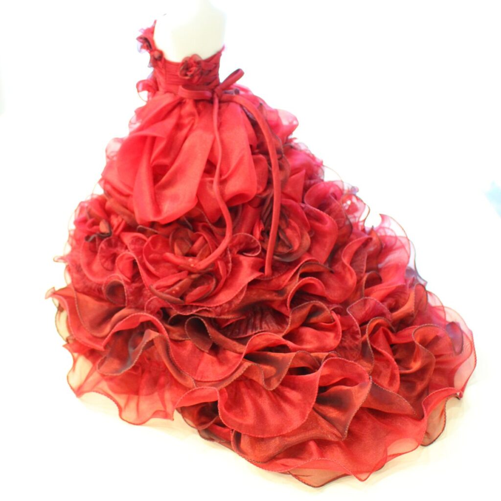 ミニチュアドレス背面