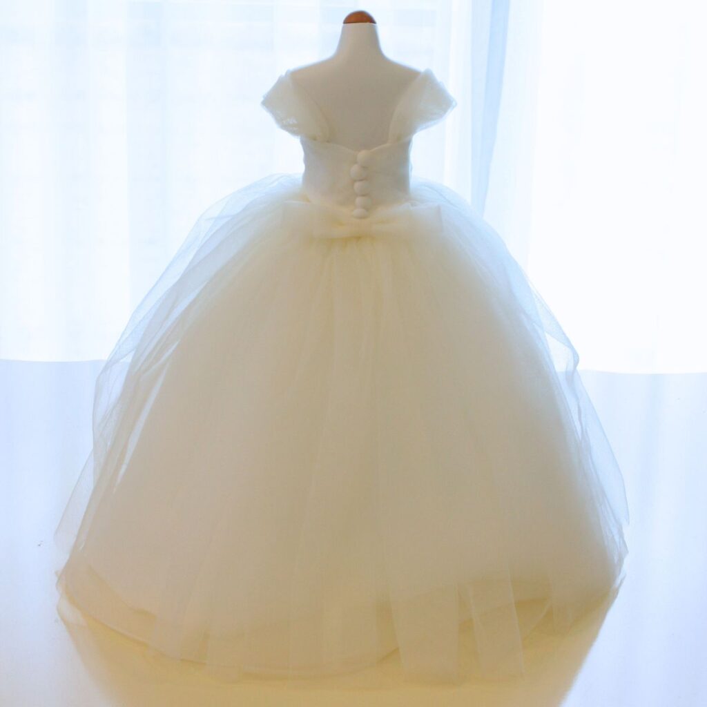 ミニチュアドレスの背面