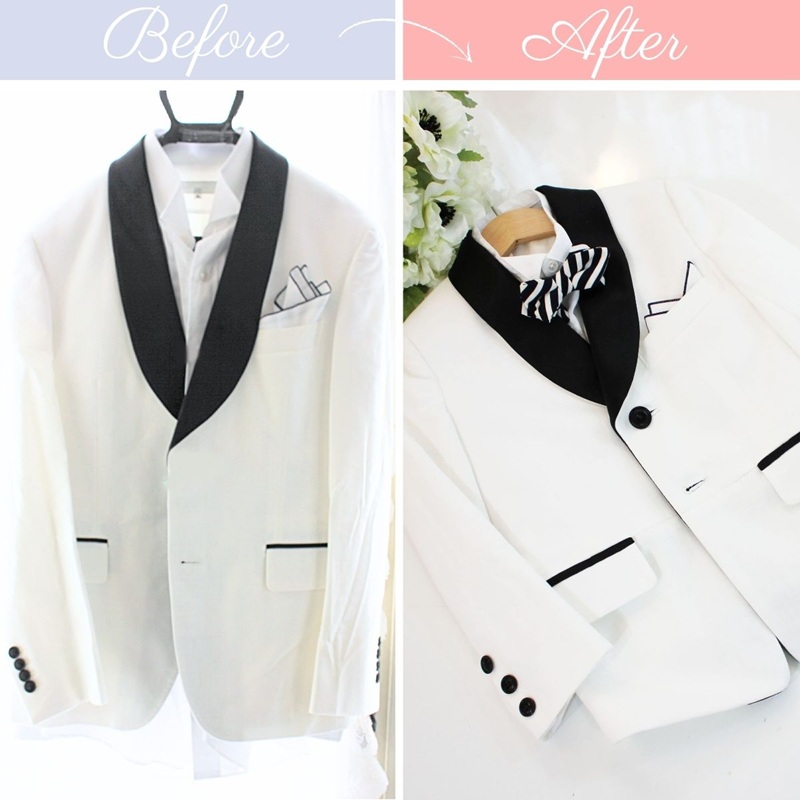 タキシードからキッズタキシードへ