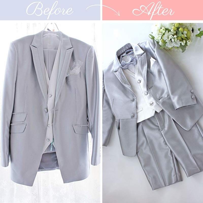 タキシードからキッズタキシードへ