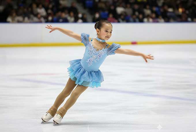 スケート衣装着用イメージ