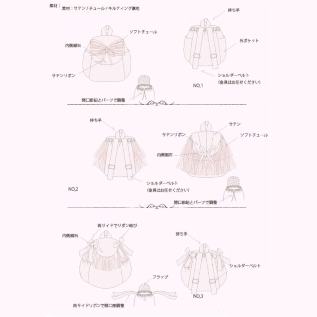 リュックデザイン案