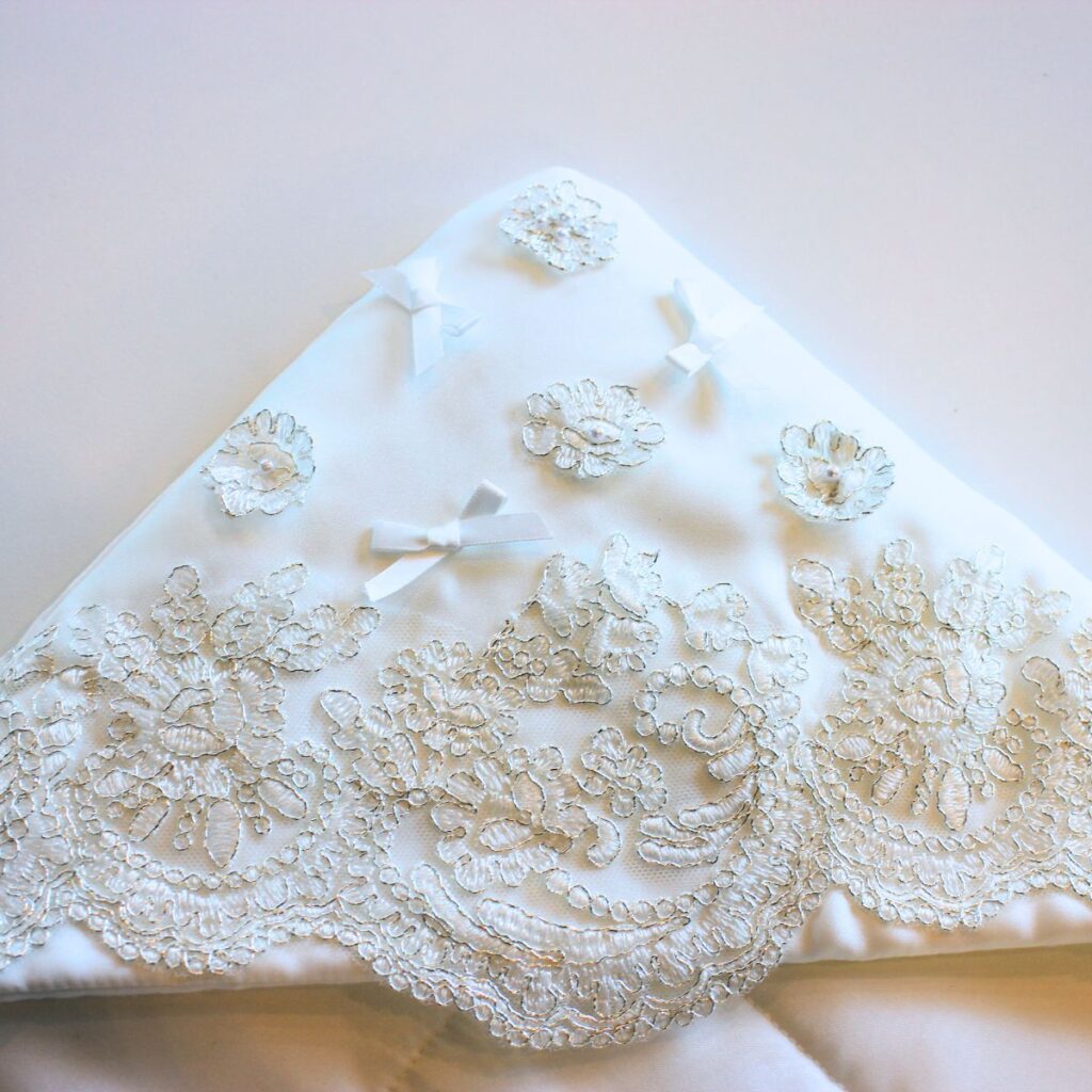 おくるみの刺繍