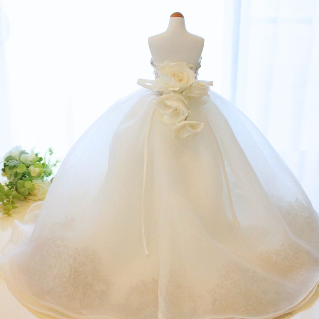 ミニチュアドレス　バックスタイル